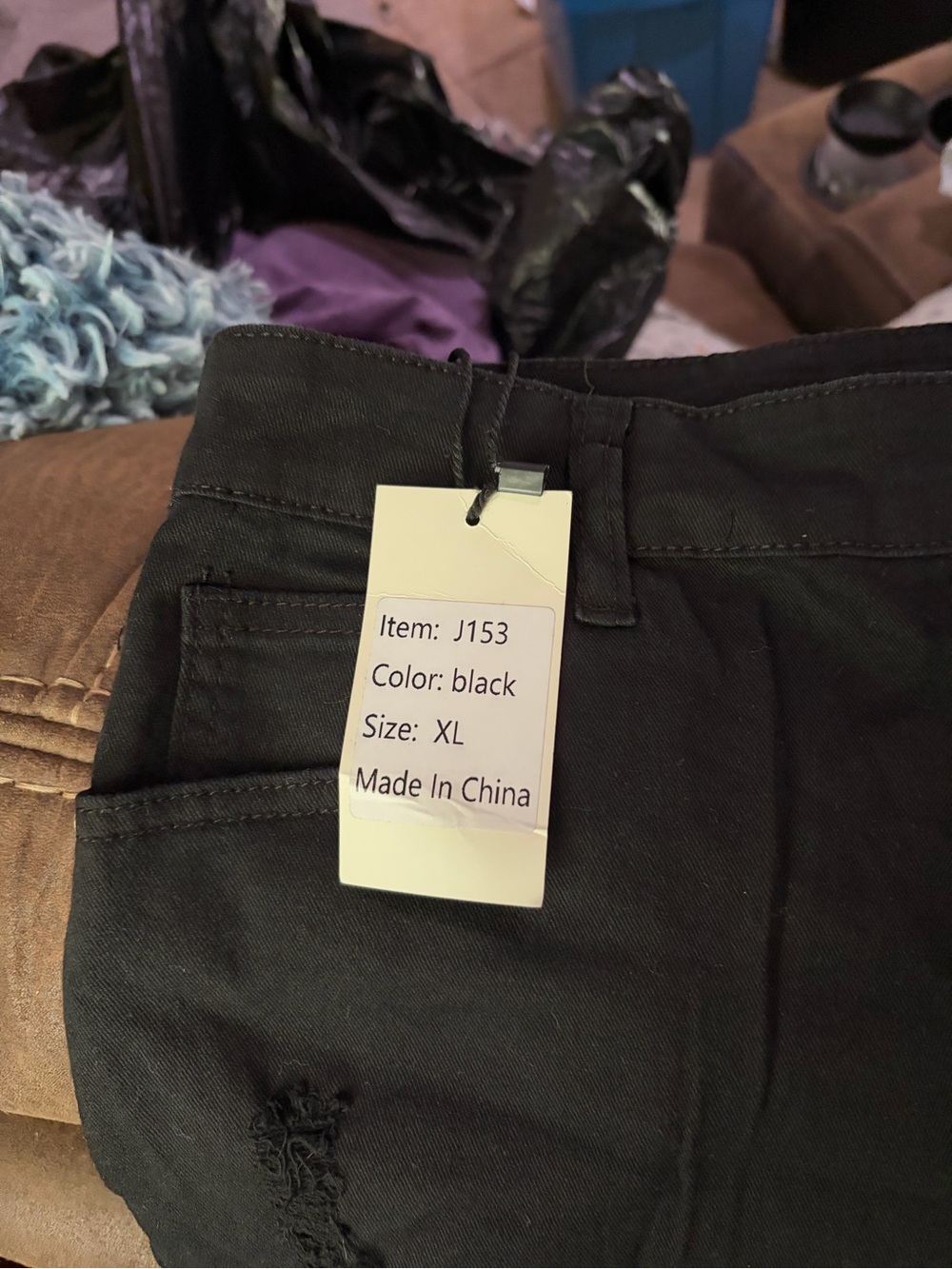 Black Women’s Jean Shorts – Classic High-Waist Denim